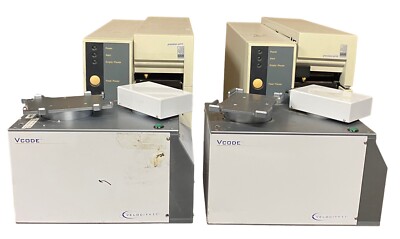 Lot of 2 Velocity 11 Agilent Micro Plate Labeler 03067-002 Untested Powers On