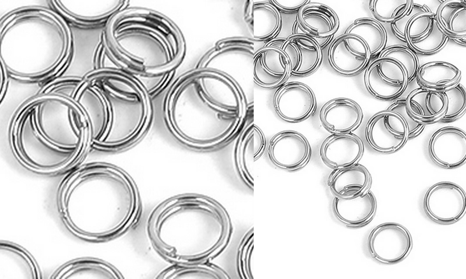Split Jump Rings 5mm Stainless Steel Double Findings Connectors Jewelry Making eBay