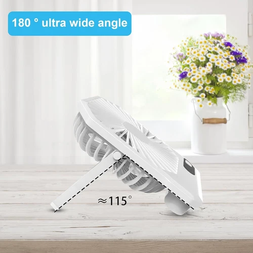 Mini USB Desk Fan Small Quiet Personal Cooler USB Powered Portable Table Fan - Picture 7 of 10