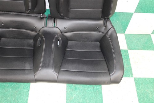 22' Mustang *-BAG* Coupe Leather Black Heat Cool Power Buckets Backseat Seats OE - Picture 7 of 20