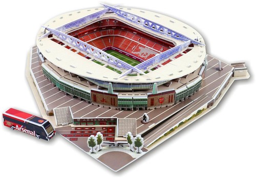 3D Jigsaw Puzzle Football Soccer Stadium Fields Self Assembled Building Toy Kit - Picture 15 of 16