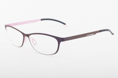 Orgreen LUCA 8 Matte Dark Brown / Matte Baby Pink Titanium Eyeglasses 54mm