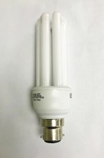 GE 20w (88w) BC (B22) CFL Compact Fluorescent Stick Light Bulb 2700k Warm White