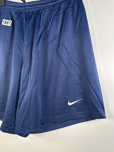 Vtg 90s Nike Boys Blue Basketball Mesh Shorts Size Large (14/16) USA Made - Picture 2 of 10