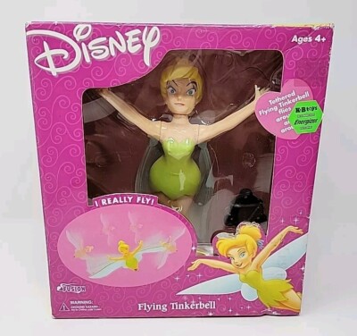 DISNEY TINKERBELL Tethered Flying Fusion Toys TINK 2002 Peter Pan NEW DIS-402