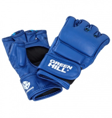 Green Hill MMA Gloves FIAS Approved  Boxing Grappling Punching Bag Training Kick