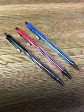  3 Pilot Better Ballpoint Pen Fine Point Black / Red / Blue