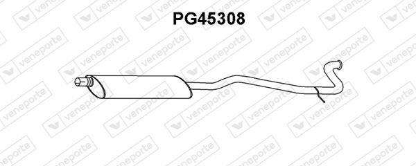 Silencieux avant Peugeot 406 2.1 TD 12V Break en acier robuste premium