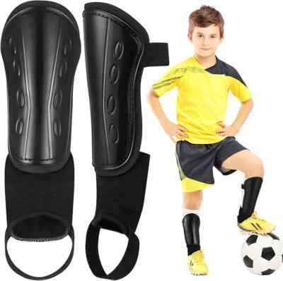 Fußball Schienbeinschoner für Jungen Kinder, Bein Schienbeinschoner mit Waden- & Knöchelschutz f