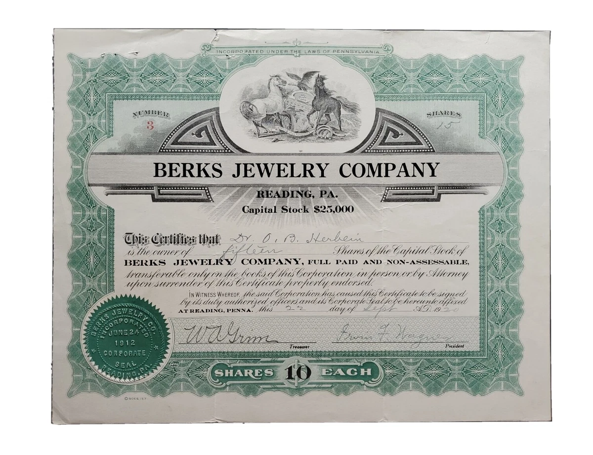 1920 outlet jewelry company