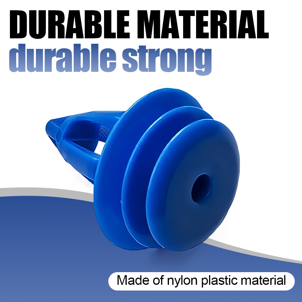 30pcs Blue Front Rear Plastic Bumper Wheel Arch Car Trim Clip Repair