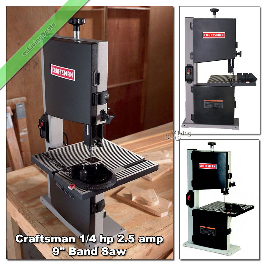 9'' Craftsman Band Saw 2.5 Amp 1/4 HP Woodworking Bandsaw Wood Miter