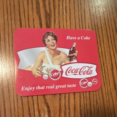 Coca-Cola Advertising Sign Red White 'Have a Coke' Enjoy That Real Great Taste