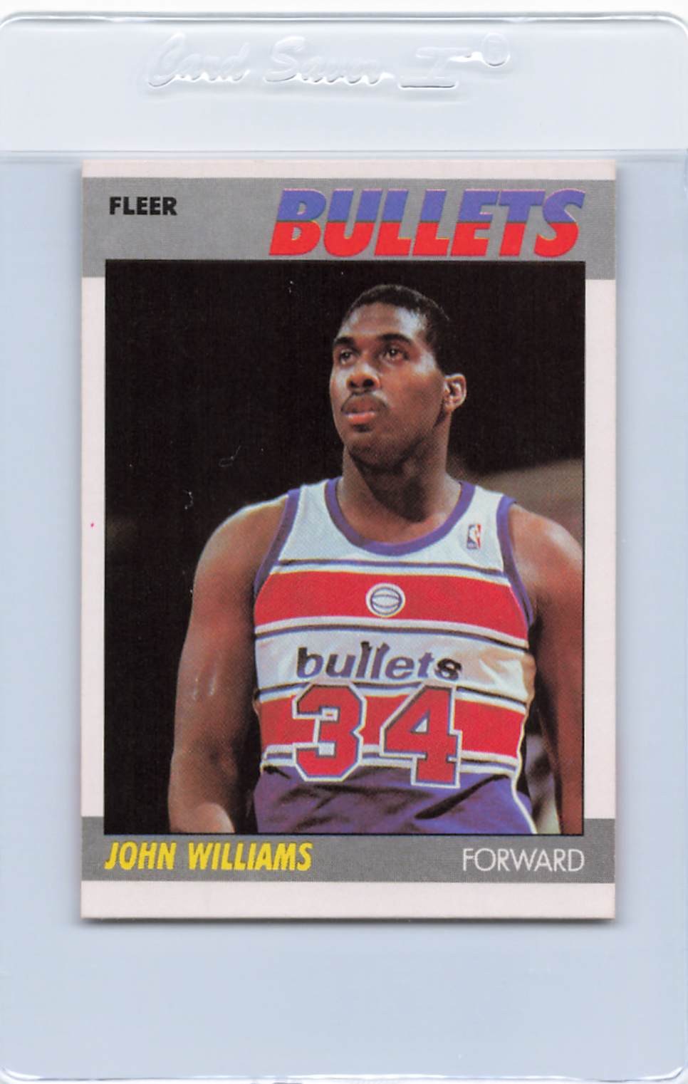 1987/88 Fleer #122 John Williams Bullets NM *2120