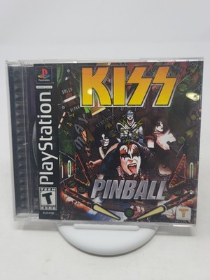 Kiss Pinball (Sony PlayStation 1, 2001) PS1 CIB Complete w/ Manual Tested