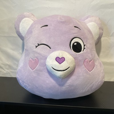 iscream Care Bears Share Bear Color Me! 13'' x 13'' Coloring Pillow - Colored