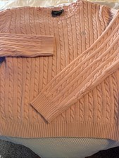 Lauren Ralph Lauren Pink Sweater L