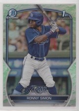 2023 Bowman Chrome Prospects Lunar Glow Refractor Ronny Simon #BCP-112 xb2