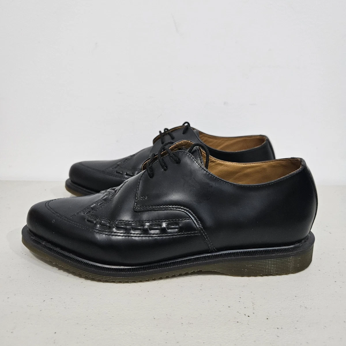 Dr Martens Ally Black Leather Derby Creeper Wingtip Shoes Men’s Size 7/Women’s 8 Amazon.com | Dr. Martens Men main image 2