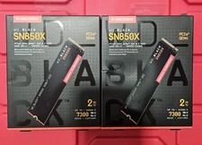 Sandisk WD_Black SN850X 2TB 7300 MBS Lot Of 2