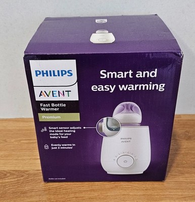 Philips Avent Schneller Premium-Fläschchenwärmer SCF358/00 Wasserbadtechnologie