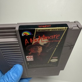A NIGHTMARE ON ELM STREET - NES Game - Authentic Cart **REPRO BOX** Nearly CIB