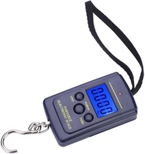 WH-A01L Portable Electronic Luggage Scale, 40kg /88lb Capacity Fish Scale wit...