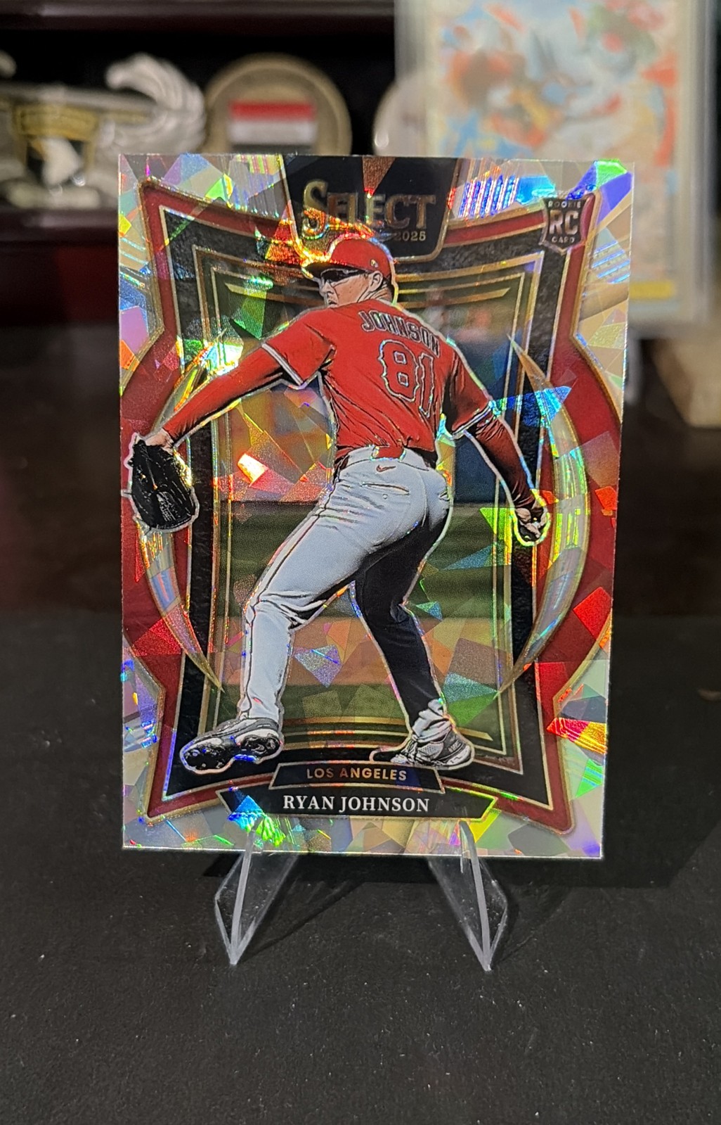 2025 Panini Select - Concourse Ryan Johnson #47 Ice Prizm (RC)
