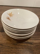 8 Soup cereal Bowls IROQUOIS by Ben Seibel Informal China  HARVEST TIME MCM