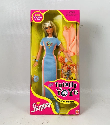 🌟Barbie Totally YoYo Skipper Doll, Vintage 1999 Mattel 22228, New