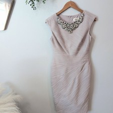 Eliza J Fitted Midi Dress With Beading