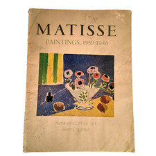 MATISSE Paintings 1939 - 1946,  16 Lithographed Prints Tipped In, Ring Binding