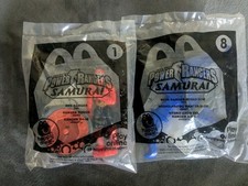 Power Rangers Samurai Happy Meal Toys 1 and 8