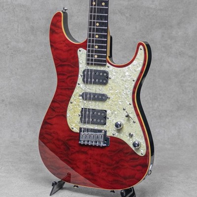 ギター Tom Anderson Drop Top Classic Cajun Red TOM ANDERSON Hollow Drop Top Classic Cajun Red with Binding / 2005