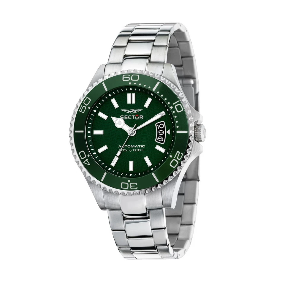 Sector 230 – Orologio Uomo Automatico Datario Verde (R3223161013)