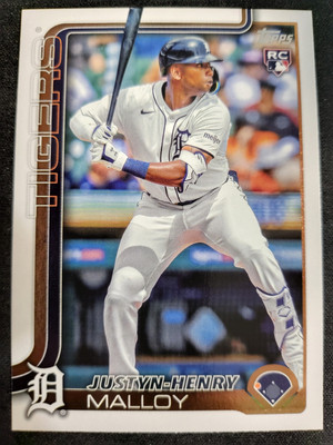 2025 Topps Justyn-henry Malloy RC Card #269 Tigers | eBay