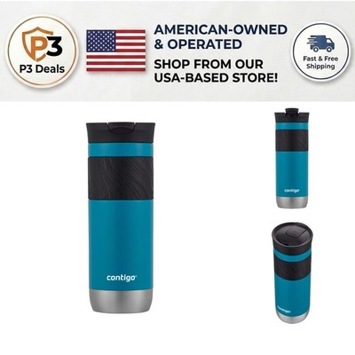 20oz Stainless Steel SnapSeal Travel Mug - Keeps Drinks Hot & Cold for Hours