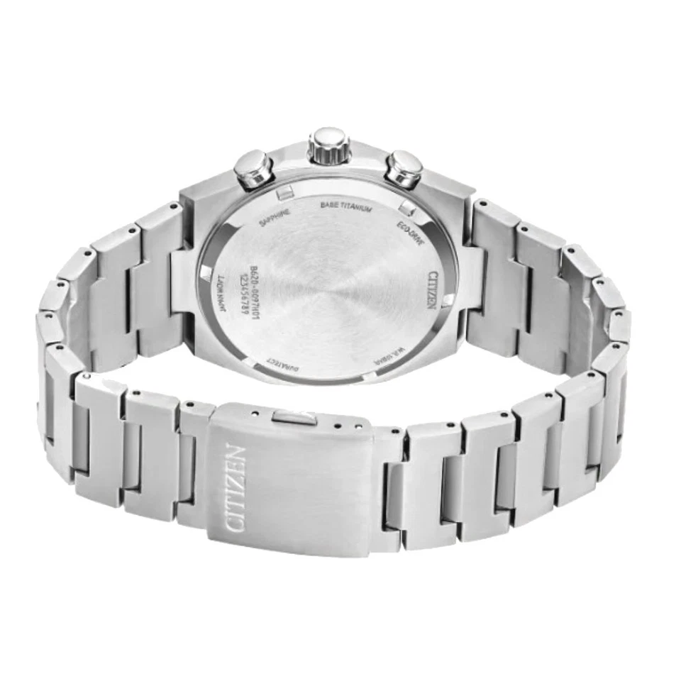 Reloj Citizen Eco-Drive Zenshin para hombre esfera blanca súper titanio CA4610-85A Foto 2 de 3