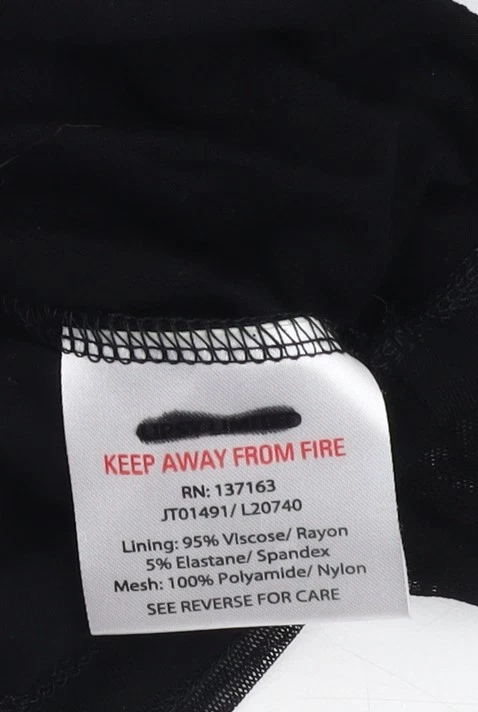 Lipsy Women's Black Cropped Blouse, Size 10, Embroidered Elegance - Image 3 of 4