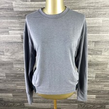 NIKE Dri-Fit Crewneck Pullover Stretch Grey Sweatshirt Women's Size Small