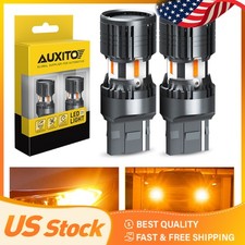 AUXITO 7440 LED Amber Turn Light Signal Bulbs Kit Conversion CANbus Error Free