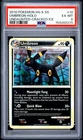 2010 POKEMON HG & SS UMBREON-HOLO UNDAUNTED-CRACKED ICE #10 PSA 6
