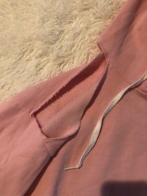 Victoria&rsquo;s Secret PINK Open Shoulder Hoodie and Matching Shorts XS