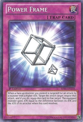 Power Frame - BP01-EN108 - Starfoil Rare - 1st Edition - Moderately Played - Bat