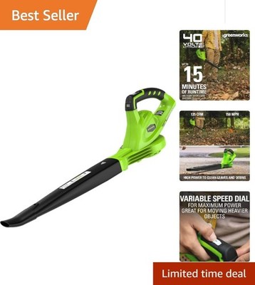 High-Performance 40V Leaf Blower - 150 MPH, Lightweight with Comfort Grip