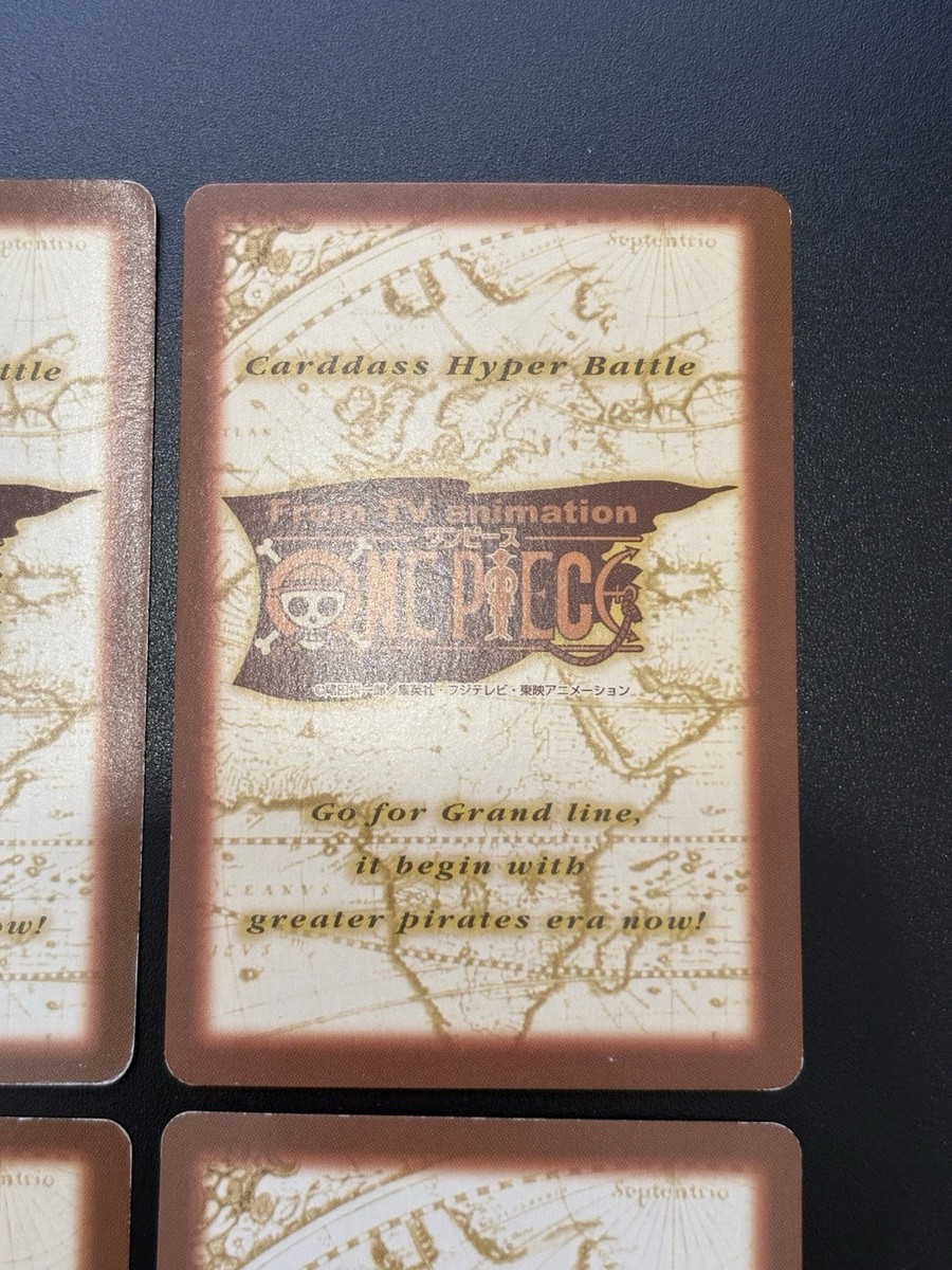 1999 One Piece Cards Carddass Hyper Battle 1st Stage Complete Set