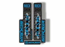 Rock Shox SEKTOR 2018 Fork Decal Mountain Bike Cycling Sticker Metal Torn