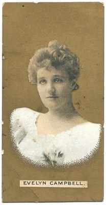 Vintage 1893 Evelyn Campbell Tobacco Card Lorillard Tiger Fine Cut P2