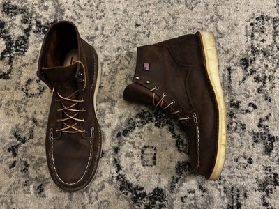 Danner Bull Run Moc 6'' Mens Size 14 D Brown Leather Lace Up Boots