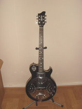 Harley Benton Resoking Bluegrass Series Black Electric Guitar